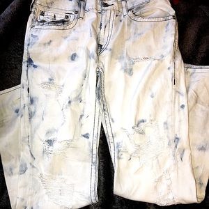 True Religion White Washed Jeans